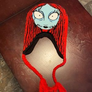 Nightmare Before Christmas Sally knit winter hat
